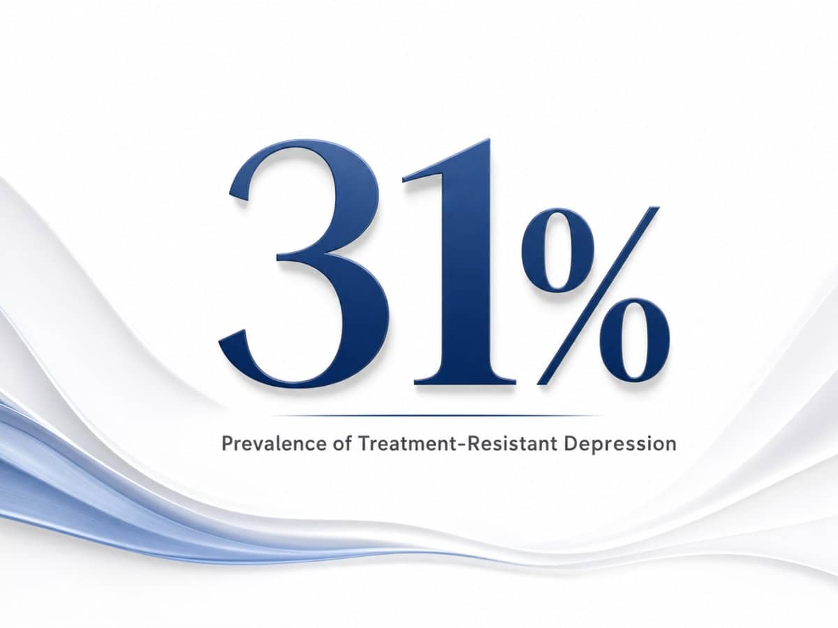 Infographic showing Prevalence of Treatment-Resistant Depression