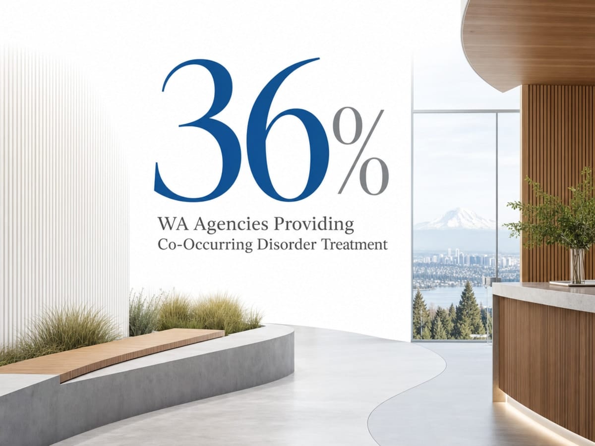 Infographic showing WA Agencies Providing Co-Occurring Disorder Treatment